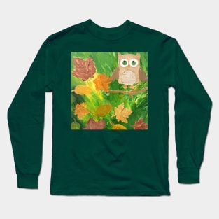 Autumn Owl Long Sleeve T-Shirt